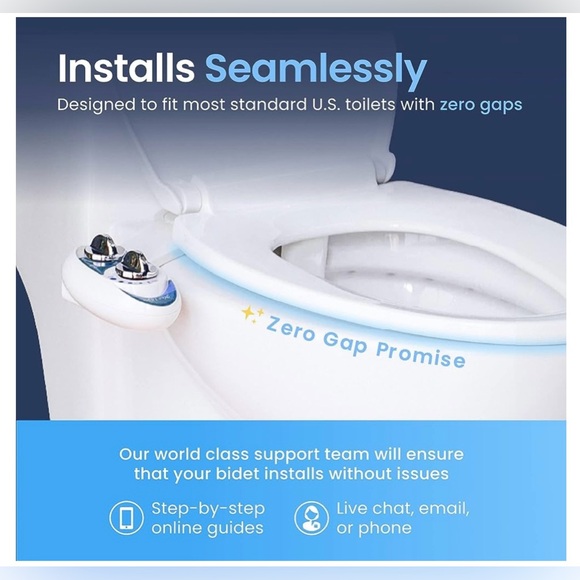 LUXE Bidet NEO 120 Fresh Water Non-Electric Bidet Attachment for Toilet Seat NWT - Picture 7 of 9